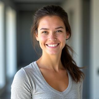 Portrait of Anna Schmidt, lead personal trainer